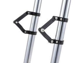 Daytona Japan Adjustable Cnc Headlight Braket 49mm Fork Mount Black Anodized Daytona Japan