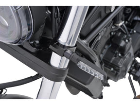Daytona Japan Turn Signal Fork Clamp Set 39mm Fork Mount Black Daytona Japan