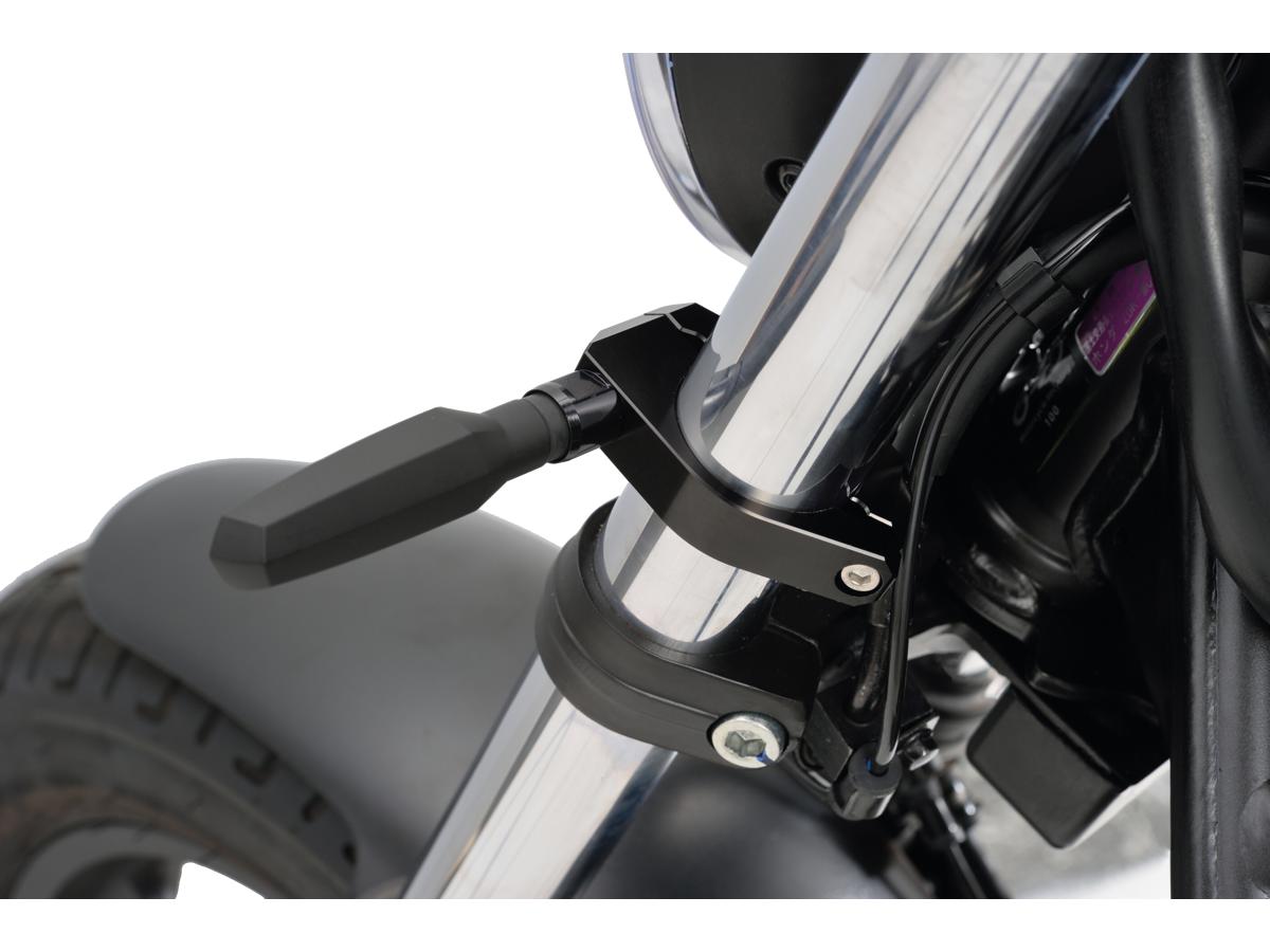 Daytona Japan Turn Signal Fork Clamp Set 39mm Fork Mount Black Daytona Japan