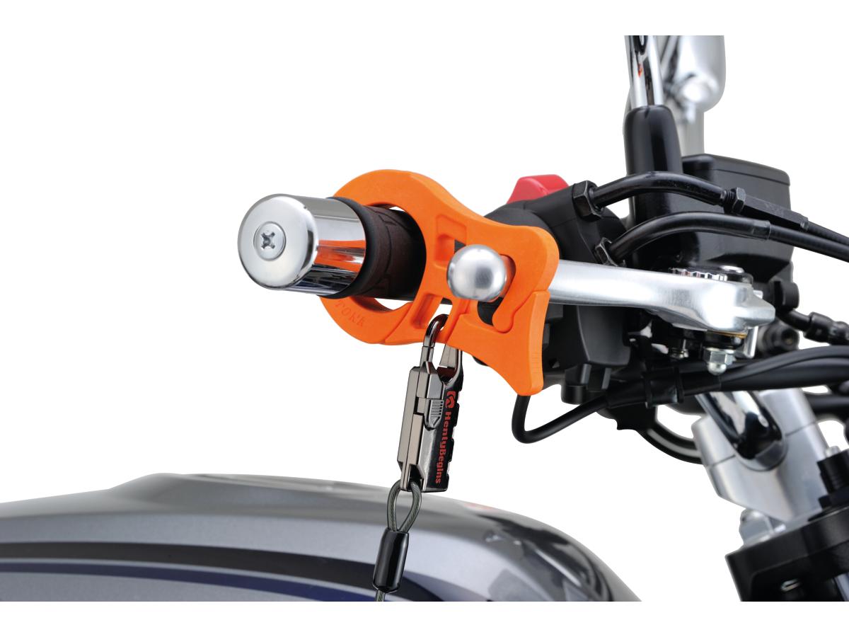 Daytona Japan Front Lever Grip Clamp Lock Orange Daytona Japan