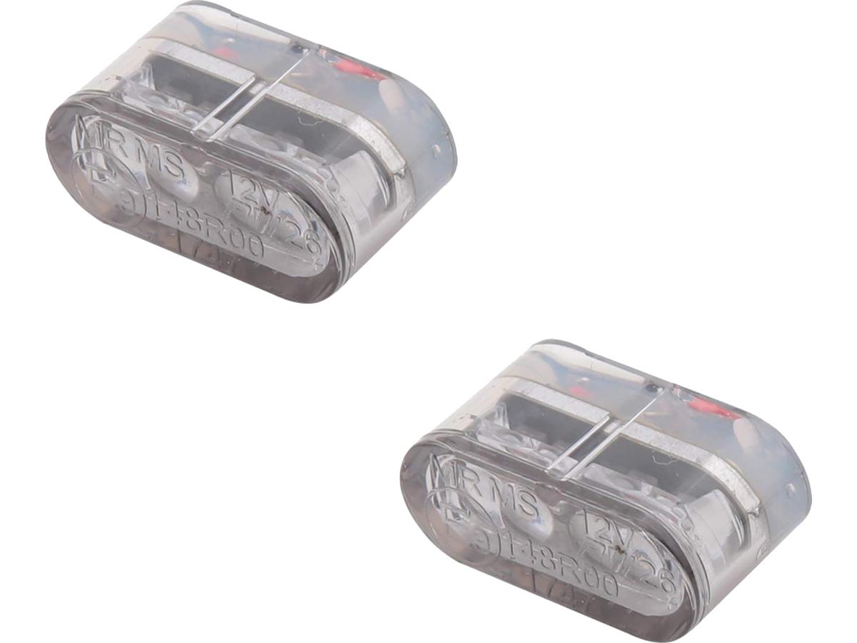 Highsider Little Star Mx1 Pro Modul Turn Signal/Position Light Height(mm): 8,5 , Width(mm): 20 , Depth(mm): 10, Approved For Front, Vertical And Horizontal Installation Tinted Led Highsider
