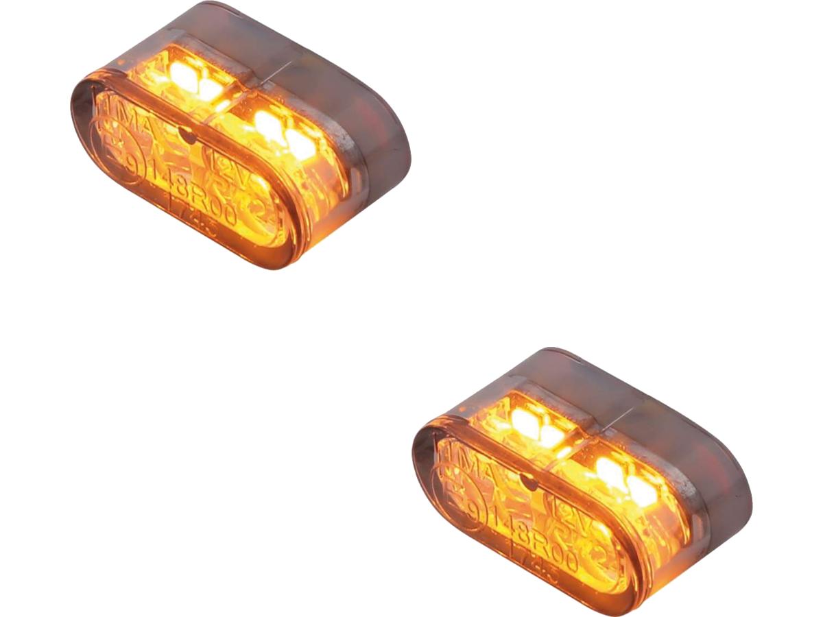 Highsider Little Star Mx1 Pro Modul Turn Signal/Position Light Height(mm): 8,5 , Width(mm): 20 , Depth(mm): 10, Approved For Front, Vertical And Horizontal Installation Tinted Led Highsider