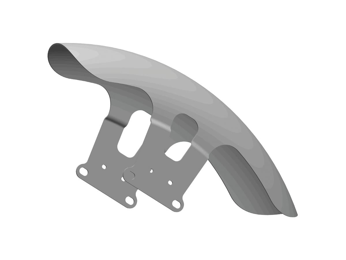 Ricks Motorcycles Shorty 21" Steel Front Fender For Touring Models Raw Ricks Motorcycles Default Title
