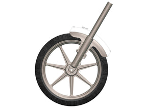 Ricks Motorcycles Shorty 21" Steel Front Fender For Touring Models Raw Ricks Motorcycles