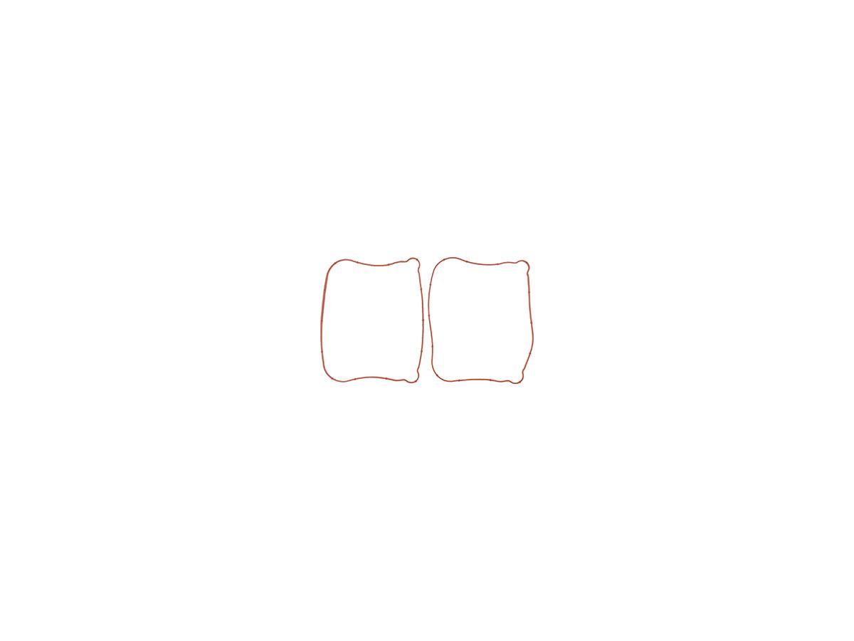 Cometic Outer Rocker Cover Gasket Set Pair Pair 1 Cometic Default Title