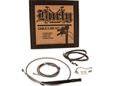 Burly Brand 13" Bagger Bar Cable Kit Stainless Steel Clear Coated Abs Burly Brand Default Title