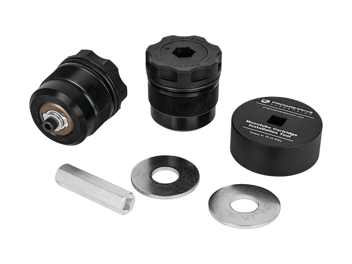 Progressive Suspension 49 Mm Fork Preload Adjuster Kit Black Progressive Suspension Default Title