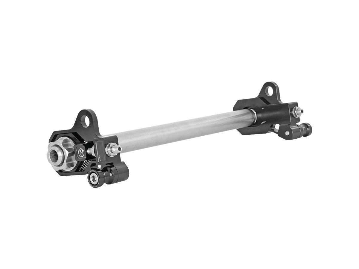 Performance Machine Rear Axle Adjuster Kit For Touring Models Black Performance Machine Default Title