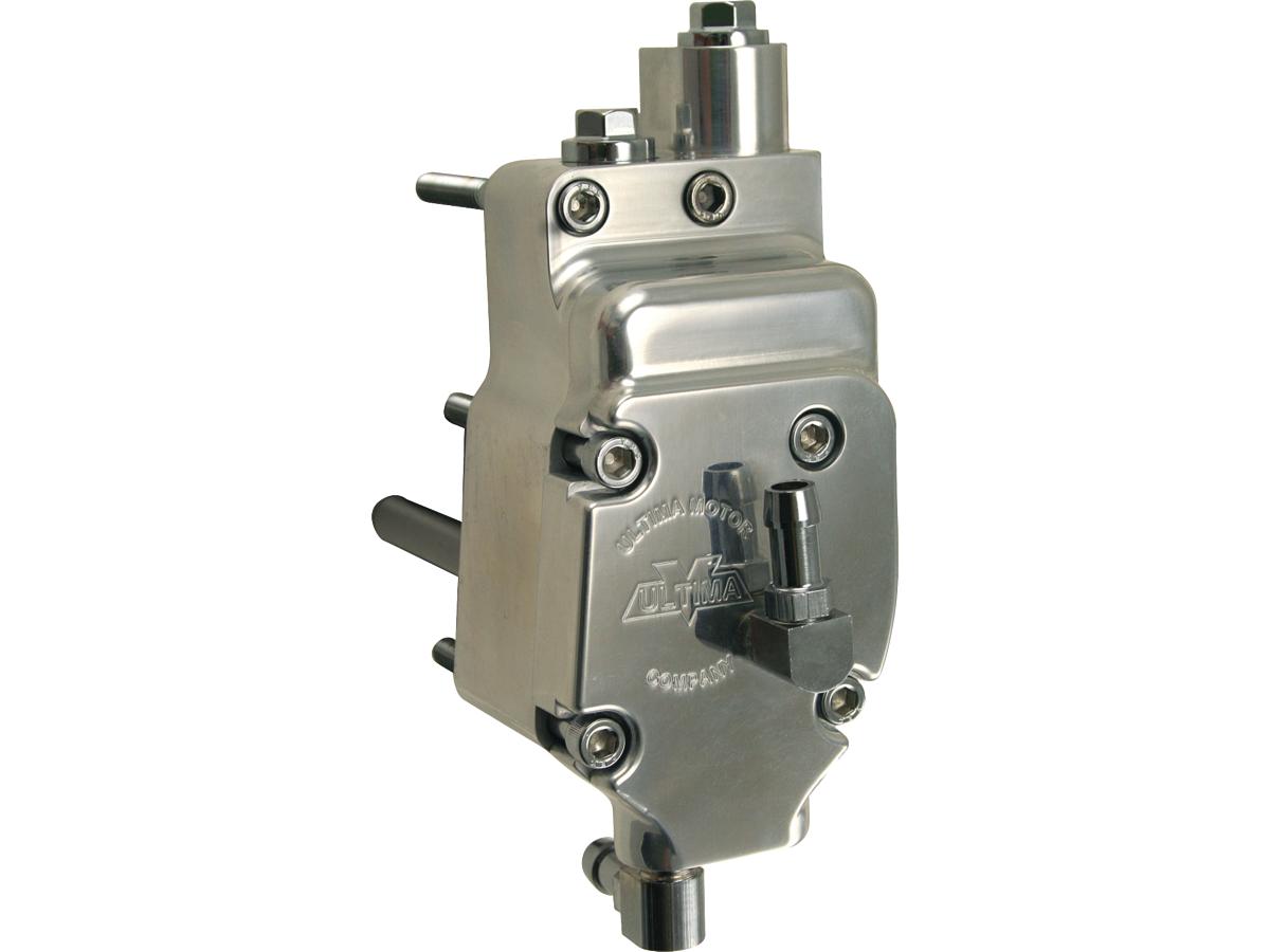 Ultima Standard Volume Billet Oil Pump For 92 99 Evo Big Twin Polished Ultima