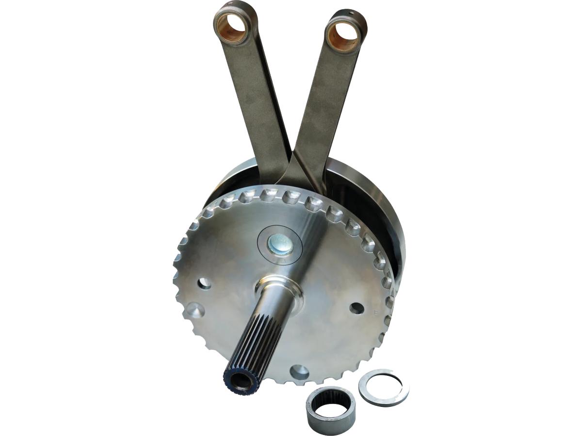 Ultima Crankshaft Flywheel Assembly For Twin Cam A Engines 4.375” Stock Stroke, 3.750 Bore 96 Cui, 3.875 Bore 103 Cui, 24 Spline Shaft 1584 Ccm (96 Cui) 1690 Ccm (103 Cui) Ultima Default Title