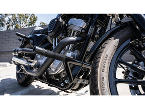 Burly Brand Brawler Front And Rear Crash Bar Kit Black Powder Coated Burly Brand