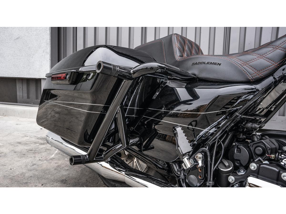 Burly Brand Brawler Front And Rear Crash Bar Kit Black Powder Coated Burly Brand