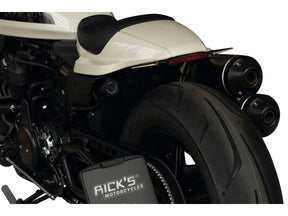 Ricks Motorcycles Rear Jetstream Turn Signal Bracket Without Turn Signals For Sportster S Turn Signals Not Included Satin Black Powder Coated Ricks Motorcycles