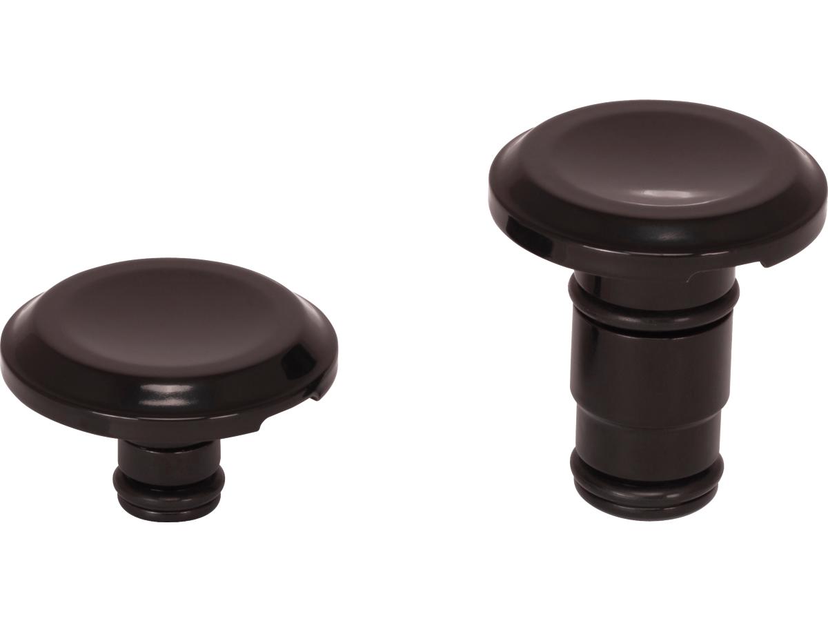 Ricks Motorcycles Smooth Front Axle Cover Without Ricks Logo Black Satin Ricks Motorcycles Default Title