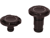 Ricks Motorcycles Premium Front Axle Cover With Ricks Logo Black Satin Ricks Motorcycles Default Title