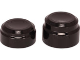 Ricks Motorcycles Smooth Rear Axle Cover Without Ricks Logo Black Powder Coated Satin Ricks Motorcycles Default Title