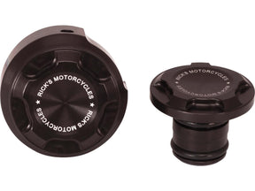 Ricks Motorcycles Premium Swing Arm Axle Cover With Ricks Logo Satin Black Powder Coated Ricks Motorcycles Default Title