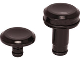 Ricks Motorcycles Smooth Front Axle Cover Without Ricks Logo Black Satin Ricks Motorcycles Default Title