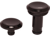 Ricks Motorcycles Smooth Front Axle Cover Without Ricks Logo Black Satin Ricks Motorcycles Default Title