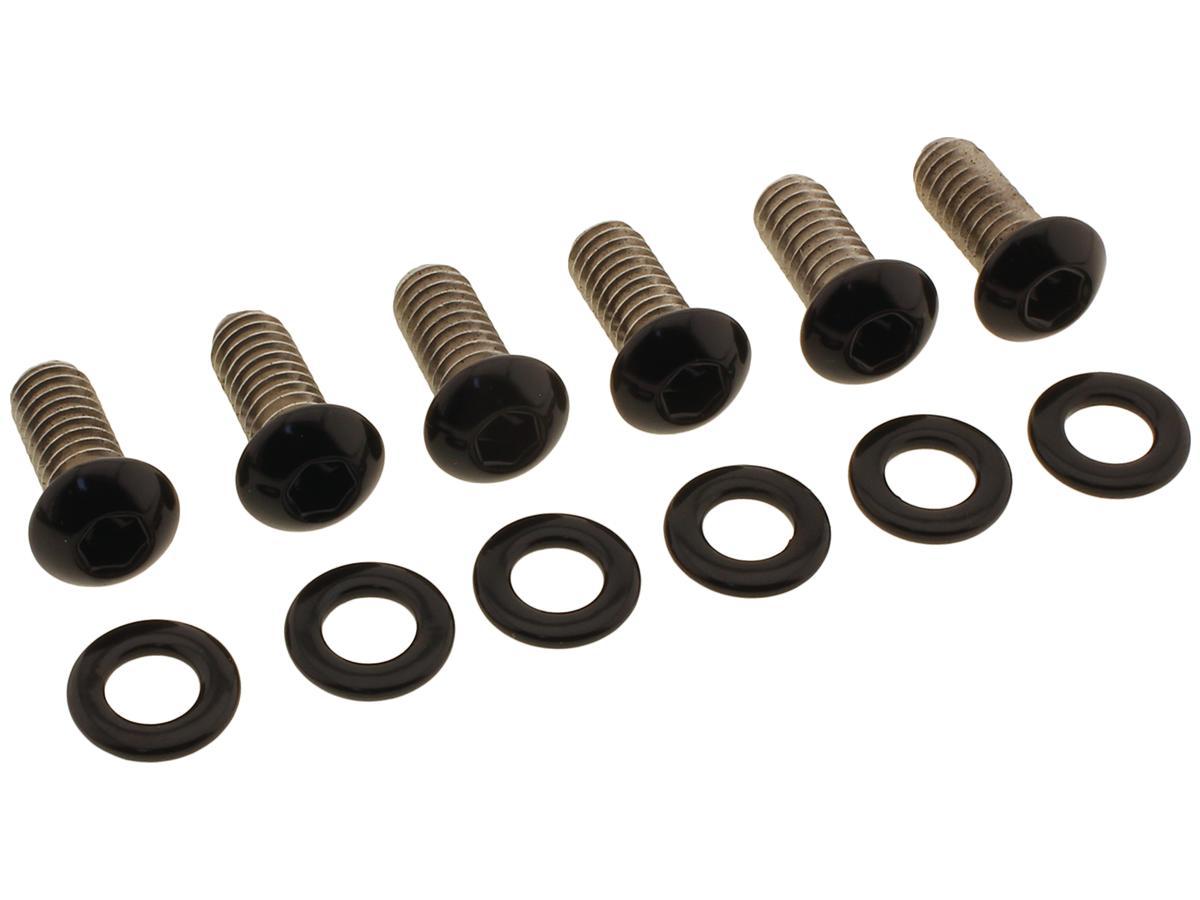 Screws4 Bikes Derby Cover Screw Kits Gloss Black Powder Coated Screws4 Bikes Default Title