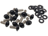 Screws4 Bikes Chin Fairing Screw Kit Satin Black Powder Coated Screws4 Bikes Default Title