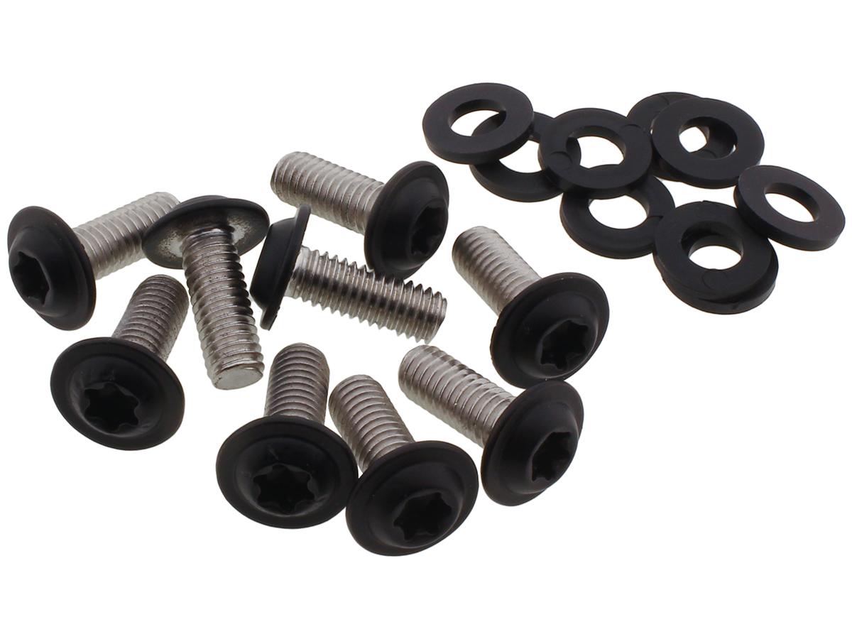 Screws4 Bikes Chin Fairing Screw Kit Satin Black Powder Coated Screws4 Bikes Default Title