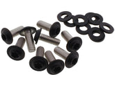 Screws4 Bikes Chin Fairing Screw Kit Satin Black Powder Coated Screws4 Bikes Default Title