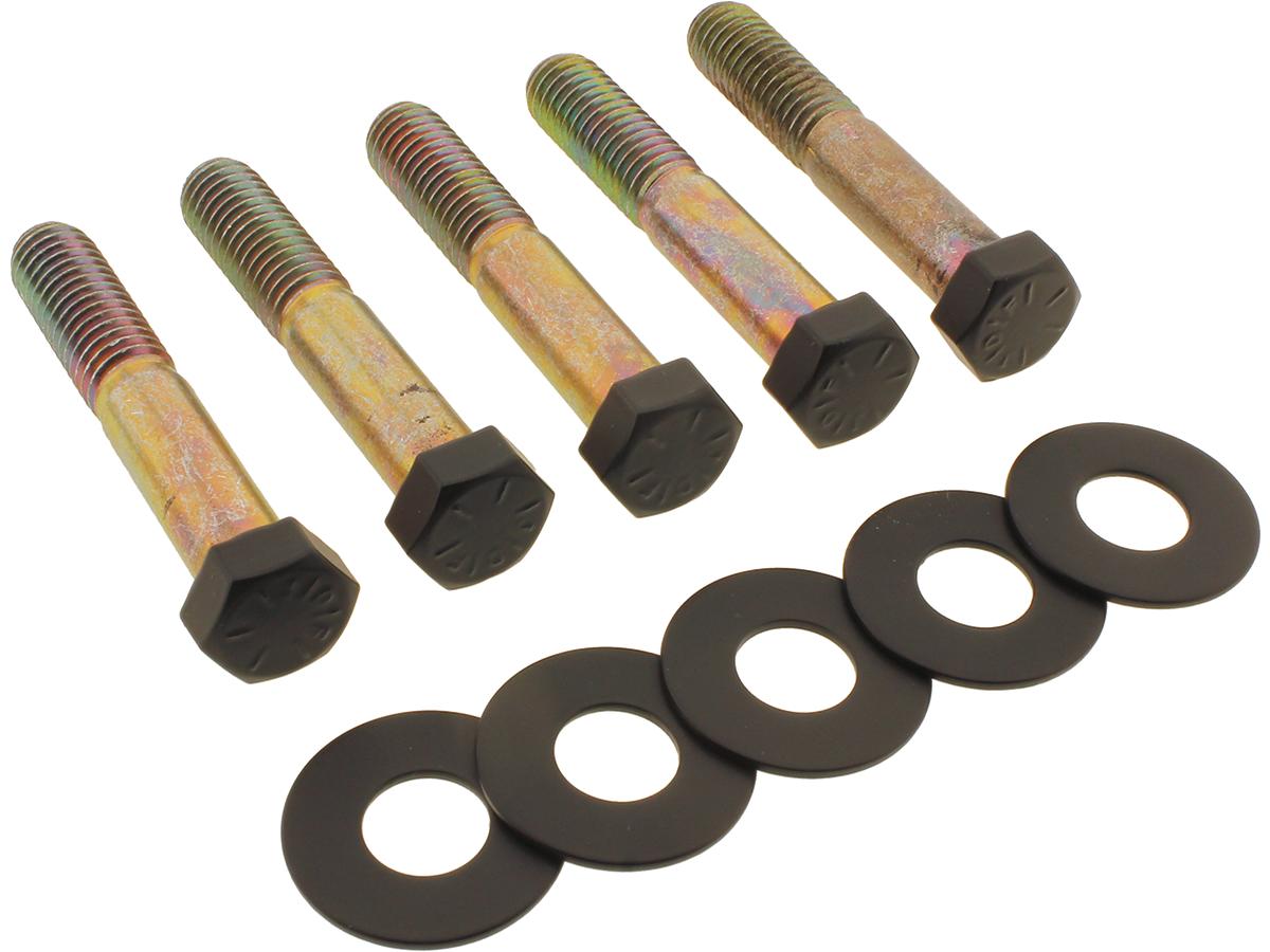 Screws4 Bikes Sprocket/Pulley Screw Kit 5 Allen Head Screws, 5 Washers Satin Black Powder Coated Screws4 Bikes Default Title