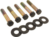 Screws4 Bikes Sprocket/Pulley Screw Kit 5 Hex Head Screws, 5 Washers Satin Black Powder Coated Screws4 Bikes Default Title