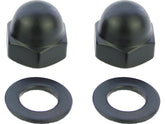 Screws4 Bikes Mirror Nuts Kit Satin Black Powder Coated Screws4 Bikes Default Title