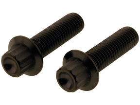 Screws4 Bikes Titan Front Brake Caliper Screw Kit 2 Piece Black Screws4 Bikes