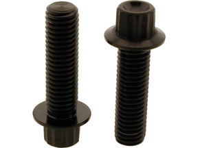 Screws4 Bikes Titan Front Brake Caliper Screw Kit 2 Piece Black Screws4 Bikes Default Title