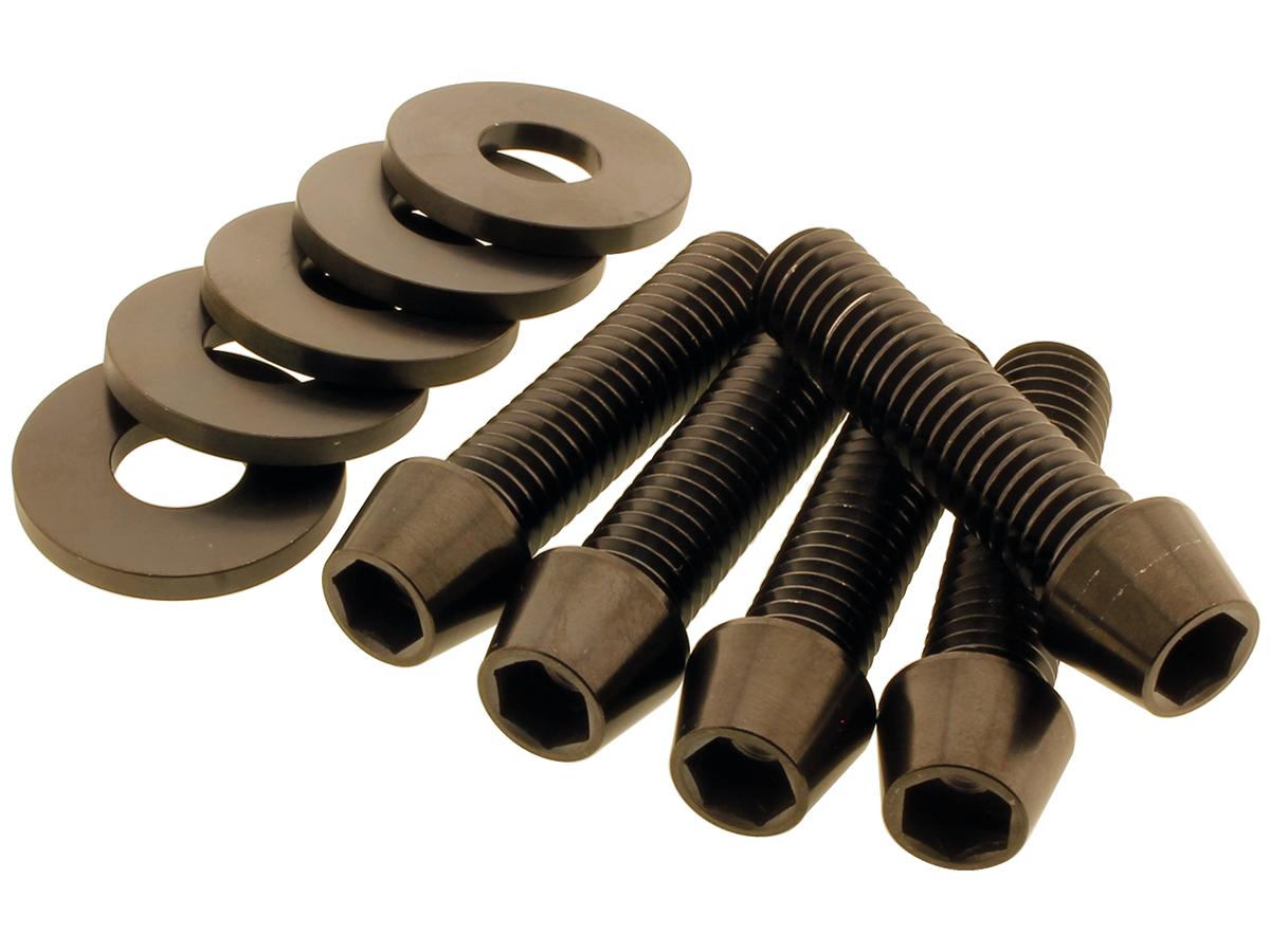 Screws4 Bikes Sprocket/Pulley Screw Kit 5 Conical Allen Head Screws, 5 Washers Titanium Satin Screws4 Bikes Default Title