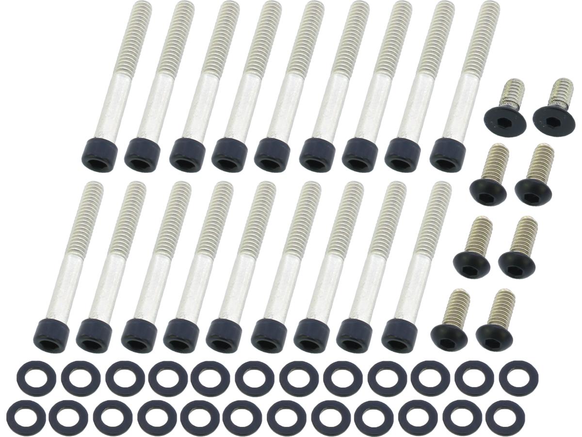 Screws4 Bikes Primary Cover Screw Kit For Sportster Satin Black Powder Coated Screws4 Bikes Default Title