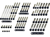 Screws4 Bikes Complete Engine Screw Kit Screws For Fl Shovel Side Covers, Inner Primary, Header Mount, Point Cover, Lifterbase Gloss Black Powder Coated Screws4 Bikes Default Title