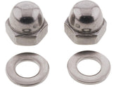 Screws4 Bikes Mirror Nuts Kit Stainless Steel Screws4 Bikes Default Title