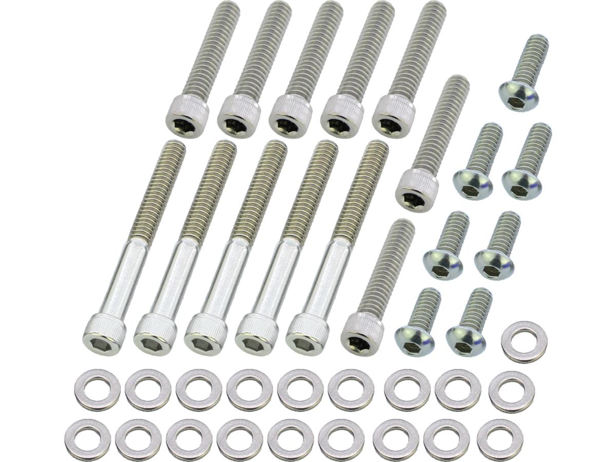 Screws4 Bikes Primary Cover Screw Kit For Dyna, Softail Stainless Steel Screws4 Bikes Default Title