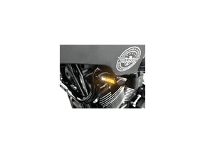 Heinz Bikes Classic St Series Led Turn Signal/Position Light Anodized Black Smoke Led Heinz Bikes