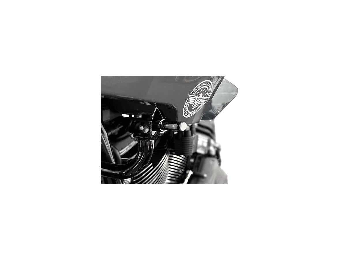 Heinz Bikes Micro St Series Led Turn Signals Anodized Black Smoke Led Heinz Bikes