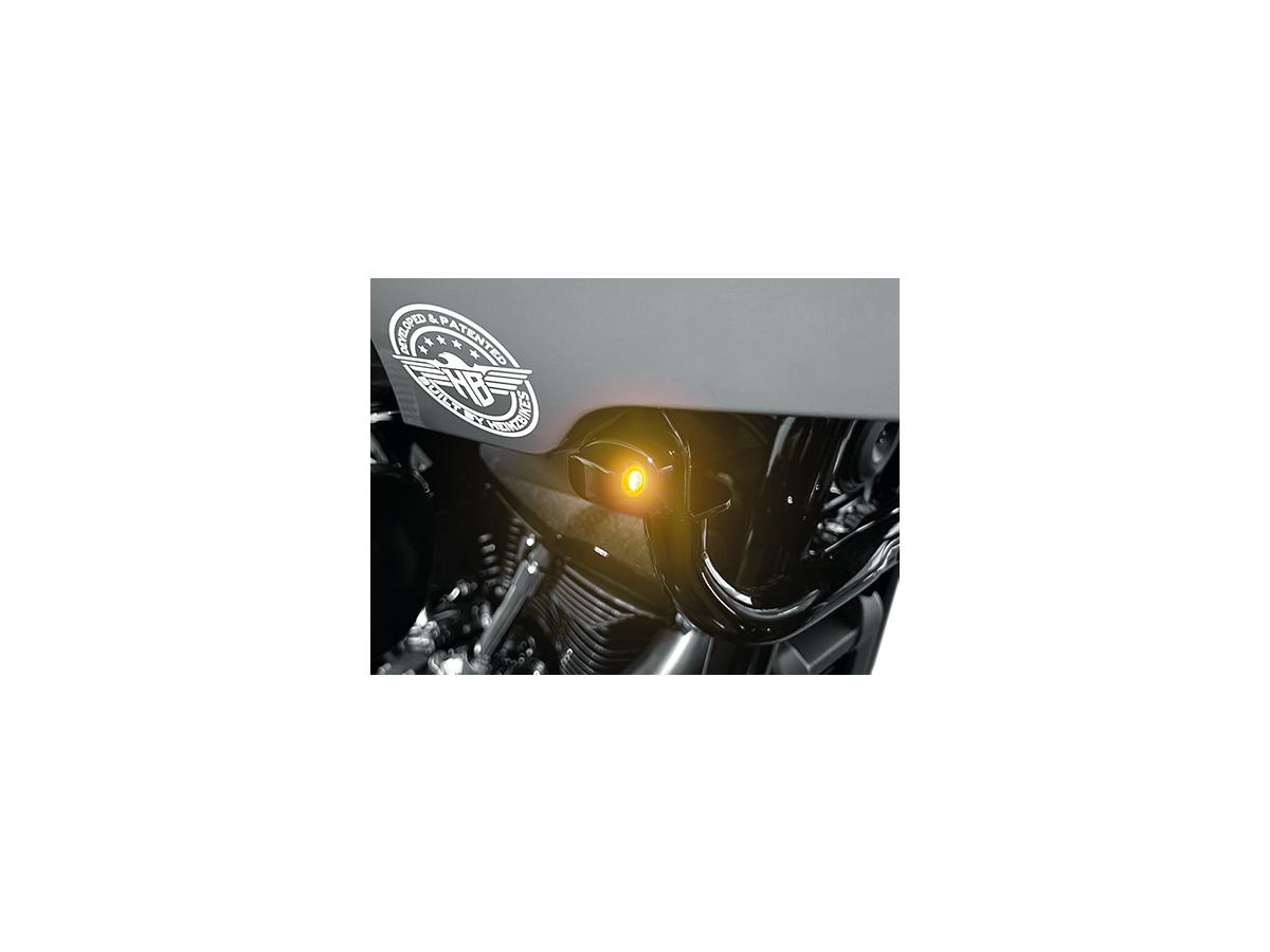 Heinz Bikes Nano St Series Led Turn Signals Anodized Black Smoke Led Heinz Bikes