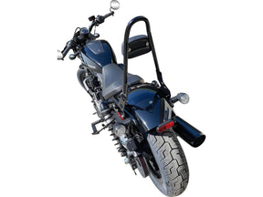 Motherwell Tall Rigid Curved Sissy Bar With Pad For Nightster Rh Motherwell