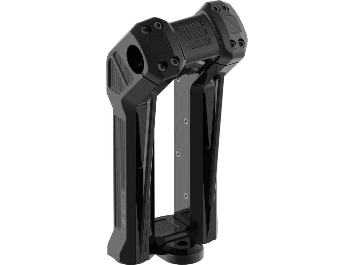 Ricks Motorcycles Club Style Pullback No Instrument Riser Kit (Models With Dash Mount Instruments) 11,5" Height, 1 1/4" Clamp Diameter Black Anodized Ricks Motorcycles Default Title