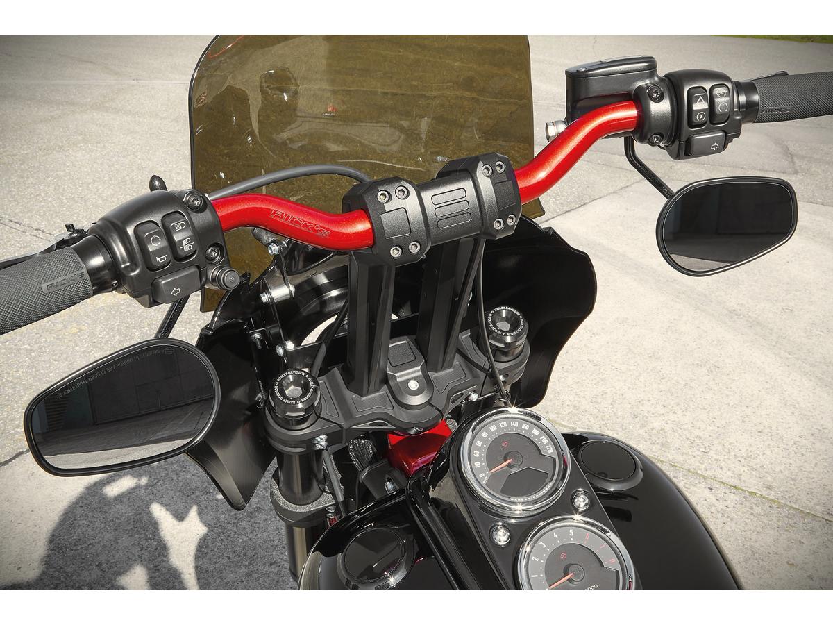 Ricks Motorcycles Club Style Pullback No Instrument Riser Kit (Models With Dash Mount Instruments) 11,5" Height, 1 1/4" Clamp Diameter Black Anodized Ricks Motorcycles