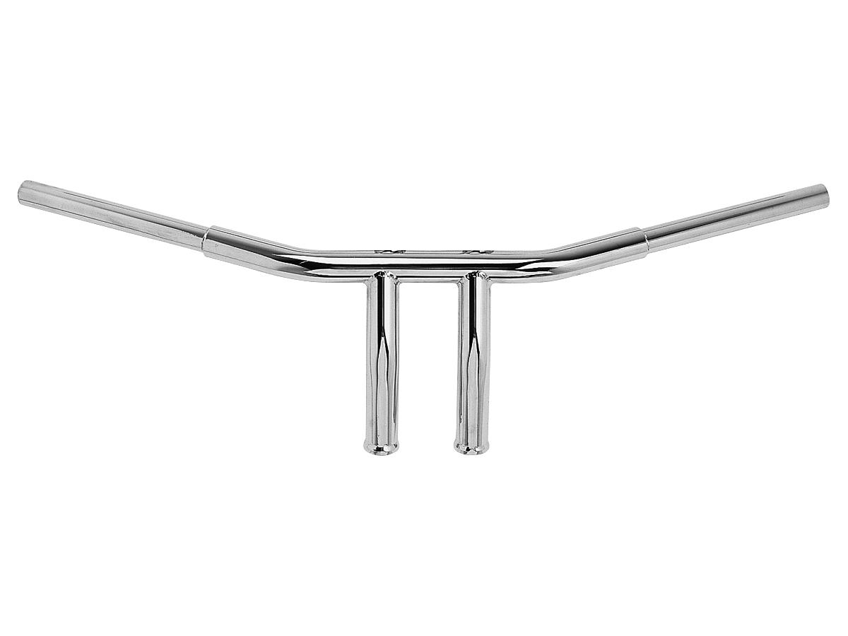 Burly Brand 7" T Bar Handlebar Center Width: 229 Mm 4 Hole Chrome 1 1/4" Throttle By Wire Throttle Cables Burly Brand Default Title