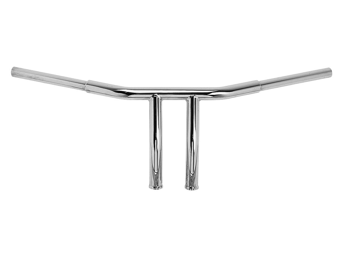 Burly Brand 9.5" T Bar Handlebar Center Width: 225 Mm 4 Hole Black 1 1/4" Throttle By Wire Throttle Cables Burly Brand Default Title