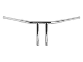 Burly Brand 9.5" T Bar Handlebar Center Width: 225 Mm 4 Hole Black 1 1/4" Throttle By Wire Throttle Cables Burly Brand Default Title