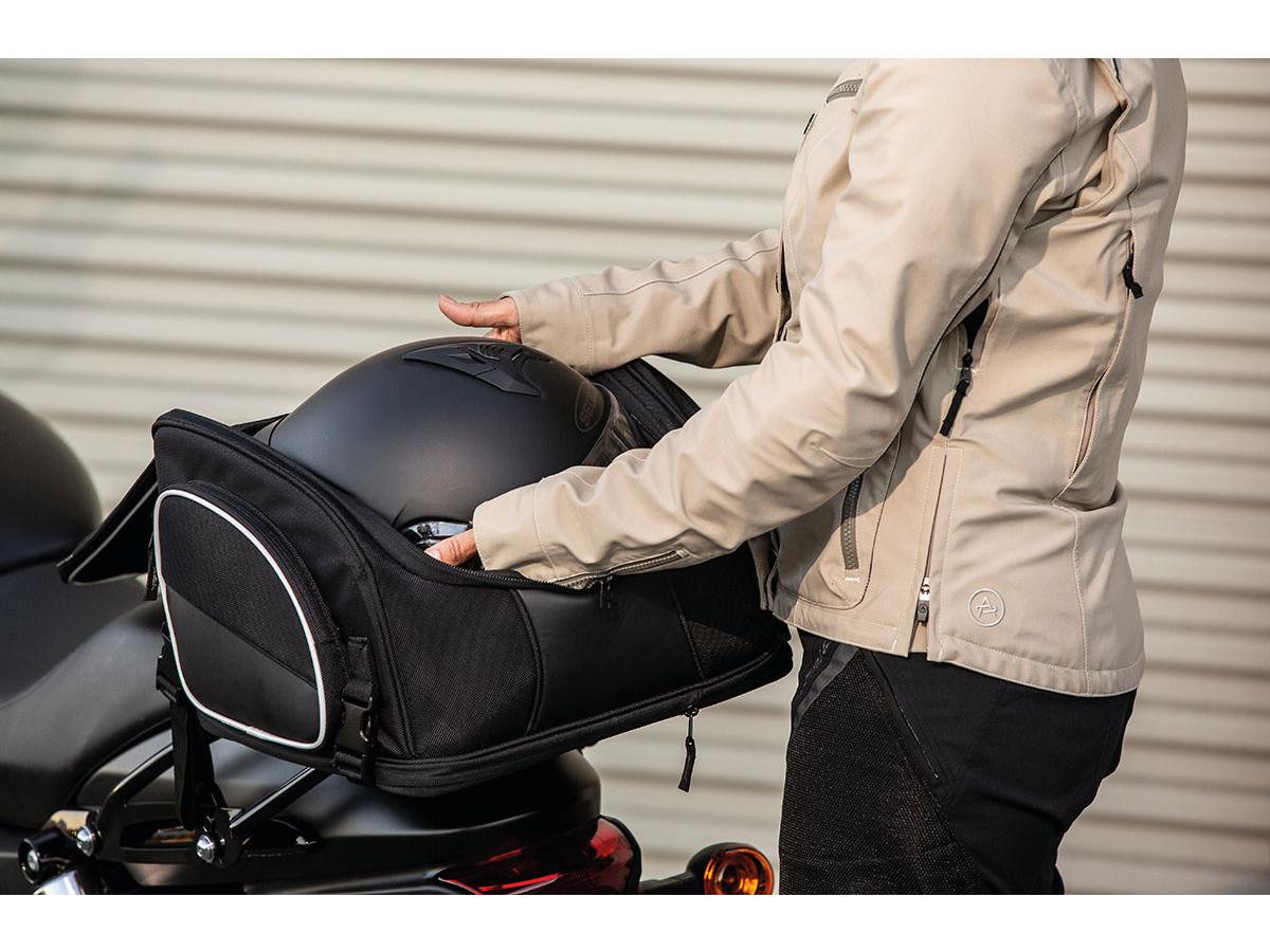 Nelson Rigg Route 1 Weekender Backrest Rack Bag Black Nelson Rigg