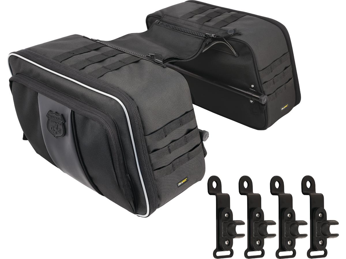 Nelson Rigg Route 1 Road Trip Saddlebags Black Nelson Rigg Default Title