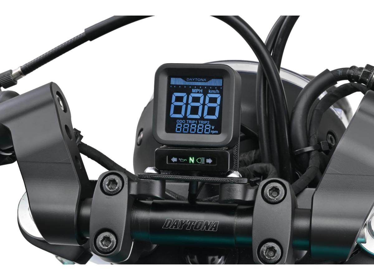 Daytona Japan Cube Digital Gauge Black Anodized Daytona Japan