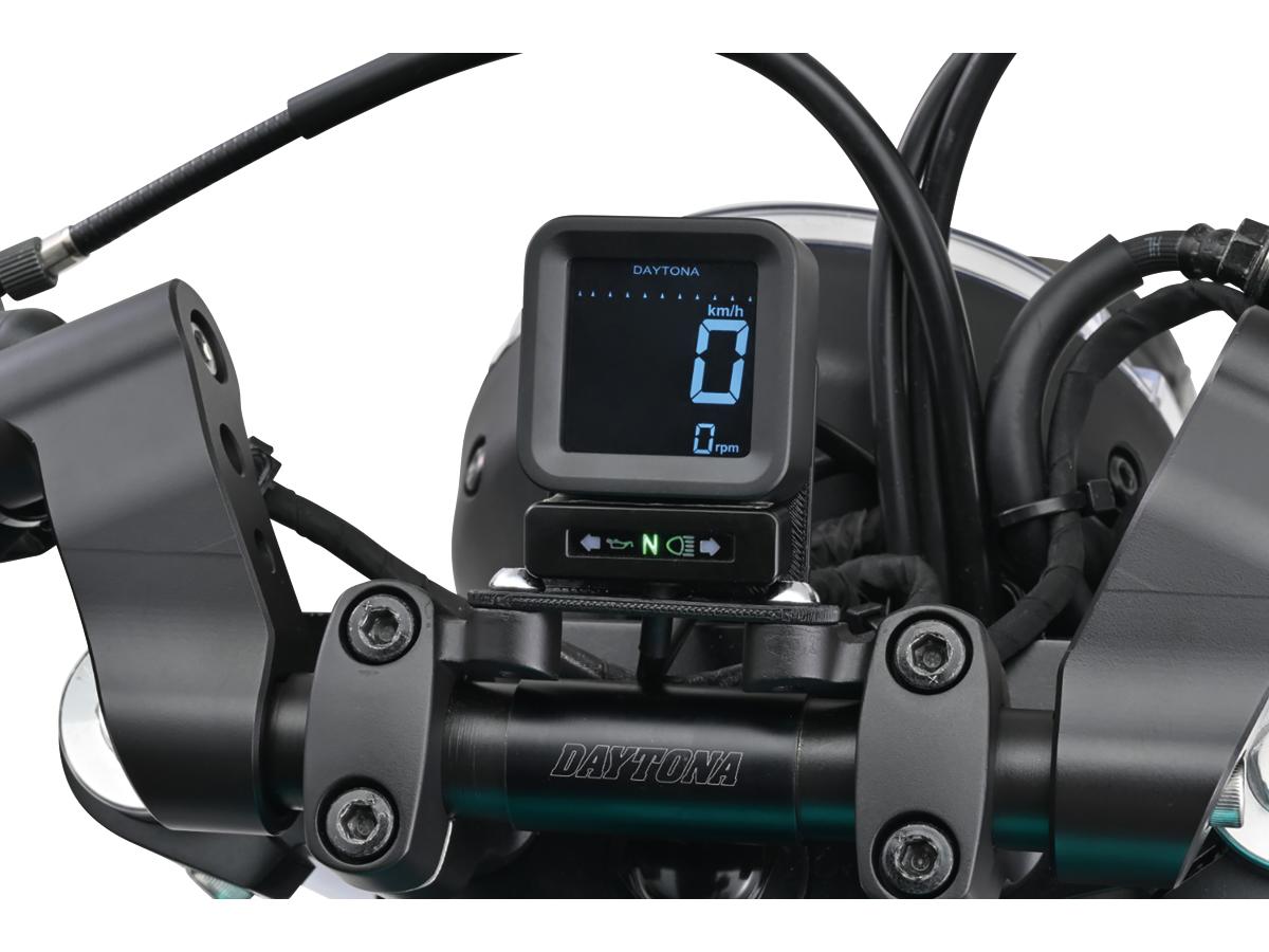 Daytona Japan Cube Digital Gauge Black Anodized Daytona Japan
